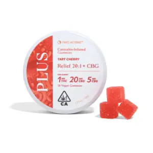 PLUS | Tart Cherry Relief 20:5:1 Gummies