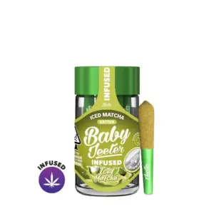 JEETER | Baby Jeeters Iced Matcha – 5 Pack Infused Prerolls (0.5g each)