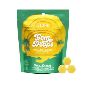 LEUNE Pineapple Jalapeno Gummies - Pina Dream Gem Drops